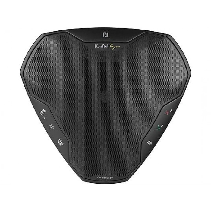 KONFTEL Ego 1000mAh Bluetooth/USB/AUX/ LED Panelli Hoparlör Siyah