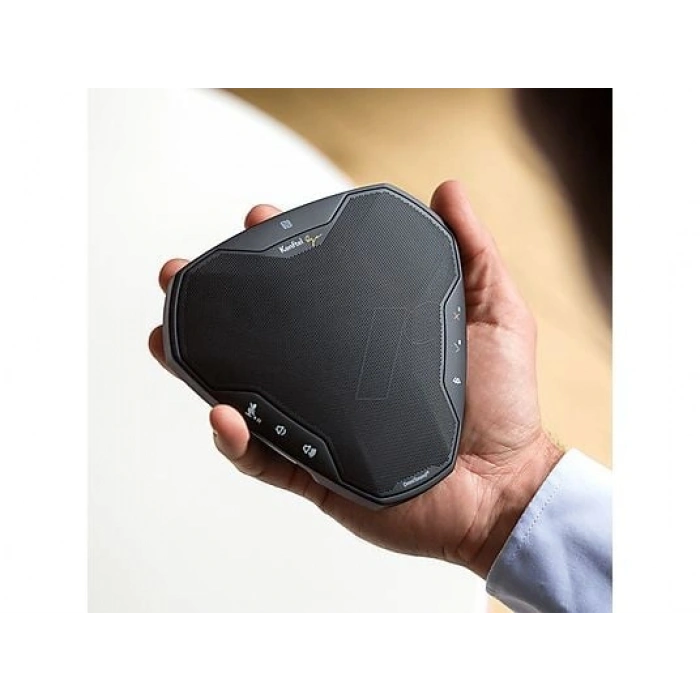 KONFTEL Ego 1000mAh Bluetooth/USB/AUX/ LED Panelli Hoparlör Siyah