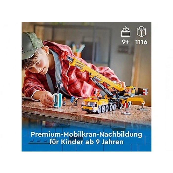 LEGO 60409  Sarı Mobil İnşaat Vinci