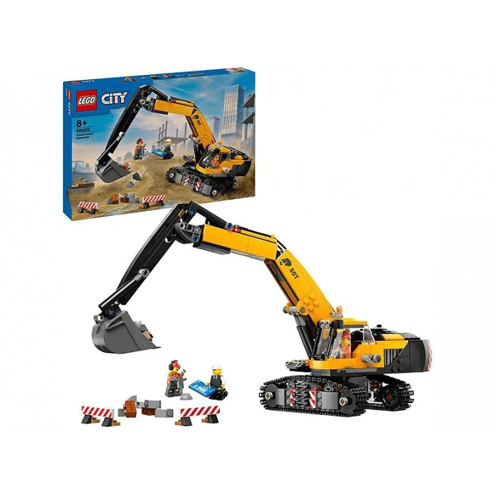 LEGO 60420 City Sarı İnşaat Ekskavatörü