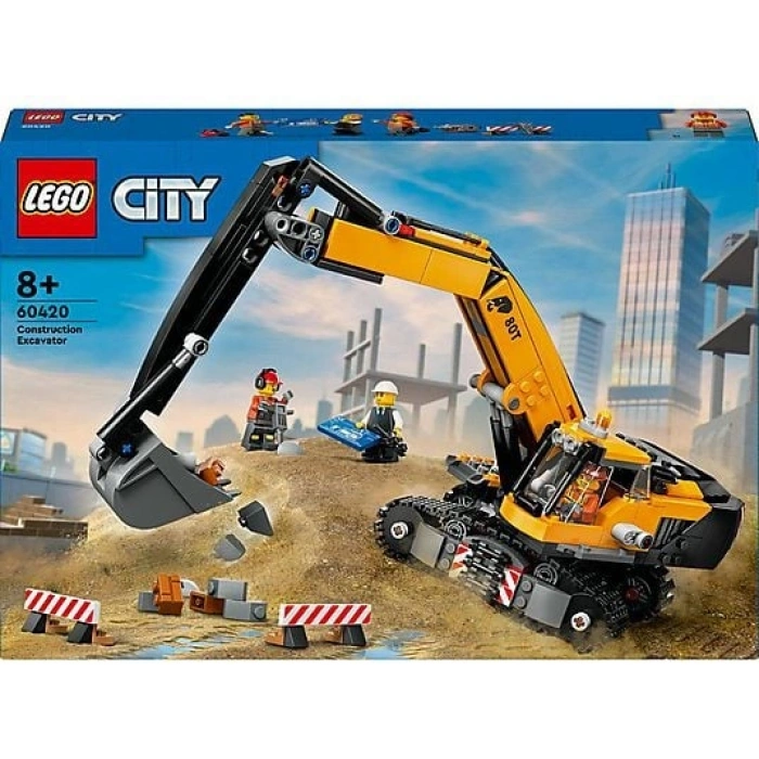 LEGO 60420 City Sarı İnşaat Ekskavatörü
