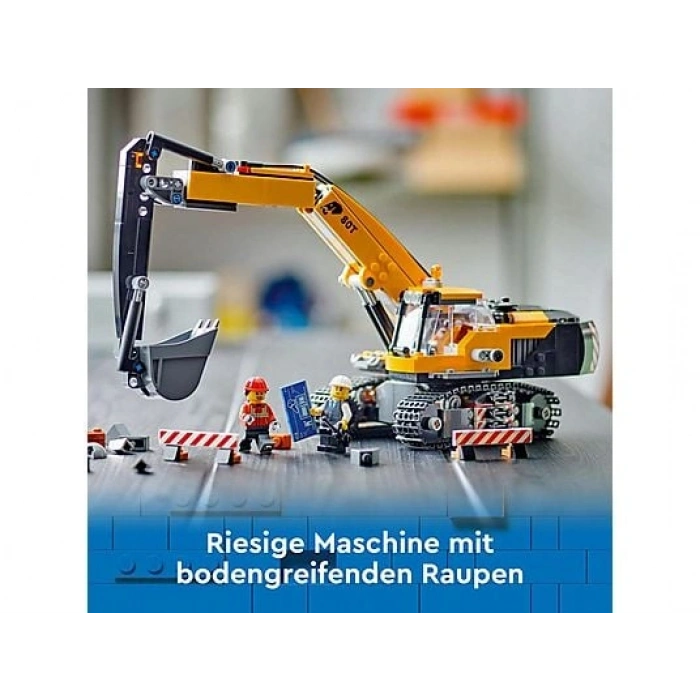 LEGO 60420 City Sarı İnşaat Ekskavatörü