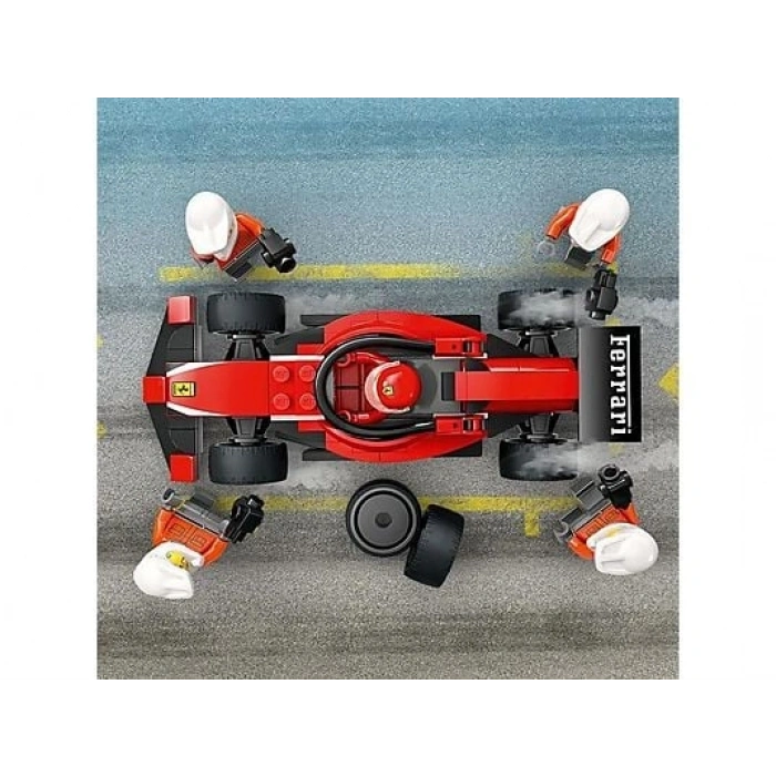 LEGO 60443 City Ferrari Arabalı F1 Pit Stop ve Pit Ekibi