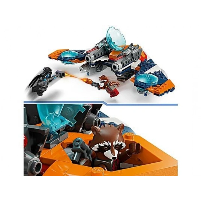 LEGO 76278 Marvel Rocketin Warbird Aracı Ronana Karşı