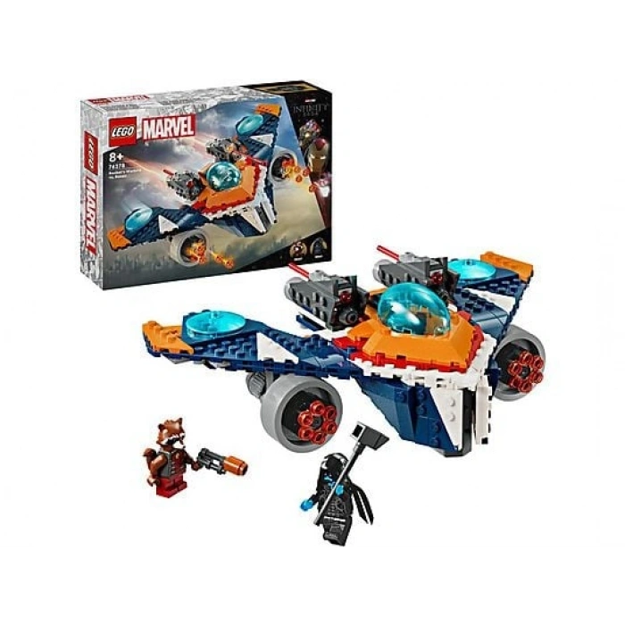 LEGO 76278 Marvel Rocketin Warbird Aracı Ronana Karşı