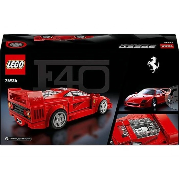 LEGO Speed Champions Ferrari F40 Süper Araba 76934