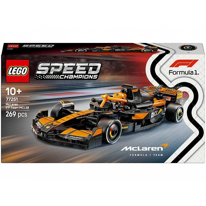 LEGO Speed Champions McLaren F1 Team MCL38 Yarış Arabası 77251
