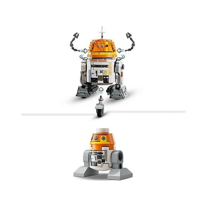 LEGO Star Wars: Ahsoka Chopper (C1-10P) Astromech Droidi 75416