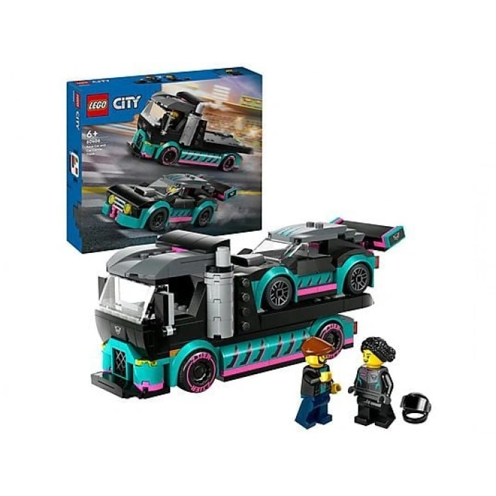 LEGO Yarış Arabası ve Araba Taşıyıcı Kamyon 60406