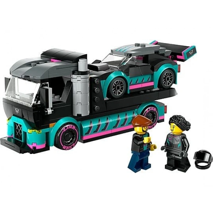 LEGO Yarış Arabası ve Araba Taşıyıcı Kamyon 60406