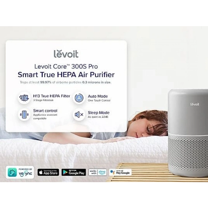 LEVOIT Core 300S Pro Hava Temizleme Cihazı Beyaz
