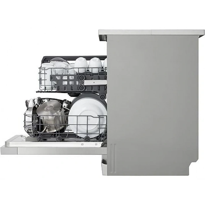 LG DFC612FVE D Enerji Sınıfı 5 Program 14 Kişilik Bulaşık Makinesi Prime Gümüş