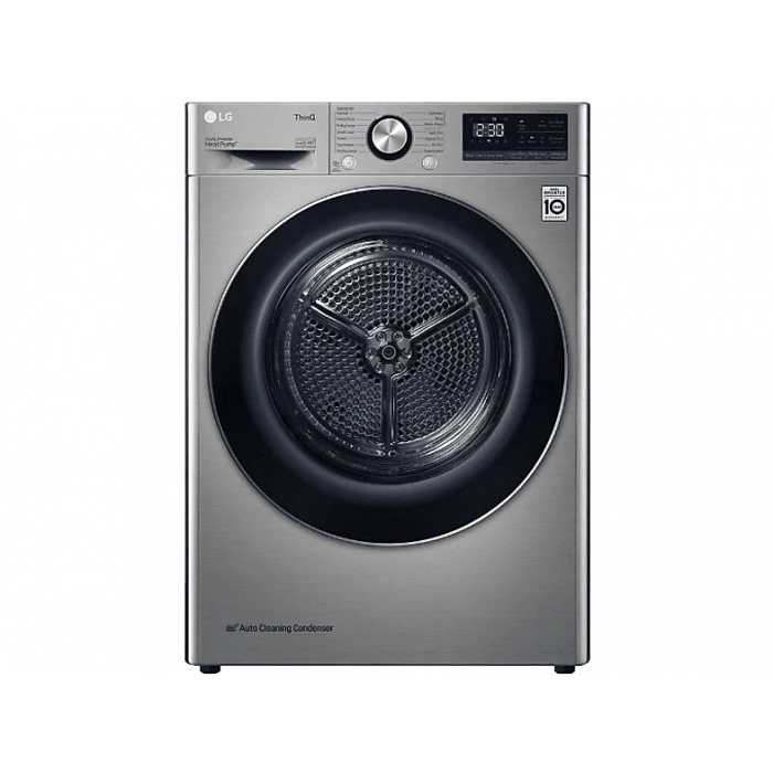 LG RH10V9PV2W.BPTPLTK 10 kg Isı Pompalı Kurutma Makinesi Platin Silver