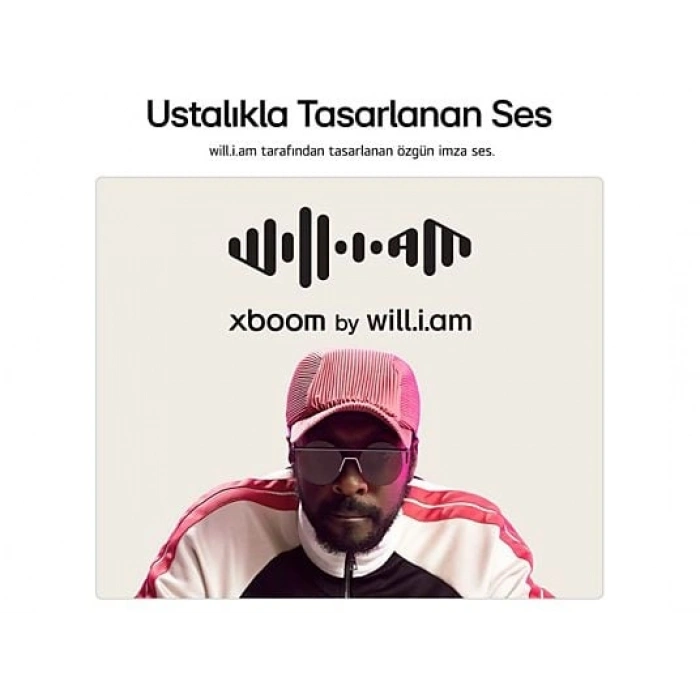 LG xboom Bounce by will.i.am | Bluetooth Hoparlör | Yukarı Pasif Radyatörler ile xboom İmza Sesi