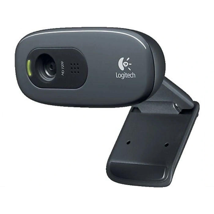 LOGITECH C270 HD 720p Mikrofonlu Web Kamerası - Siyah