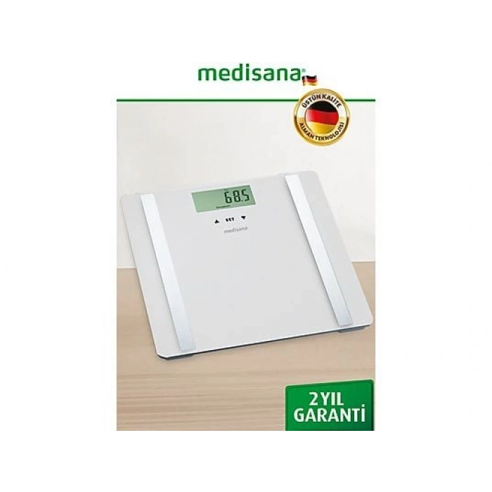 MEDISANA 39400 Vücut Analizi Cam Baskül Beyaz