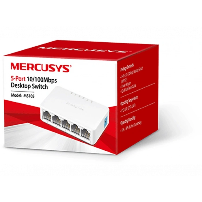MERCUSYS MS105 5-Port 10/100Mbps Switch