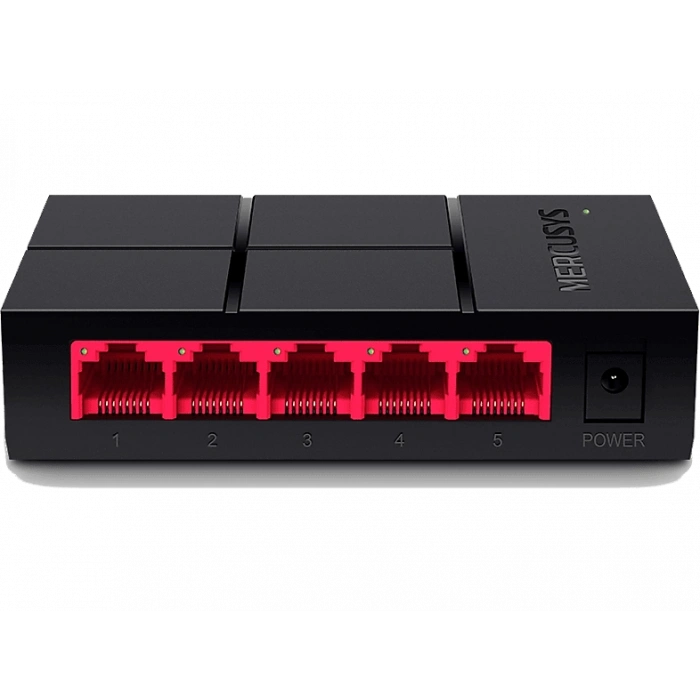 MERCUSYS MS105G 5-Port 10/100/1,000 Mbps Desktop Kablolu Switch Siyah