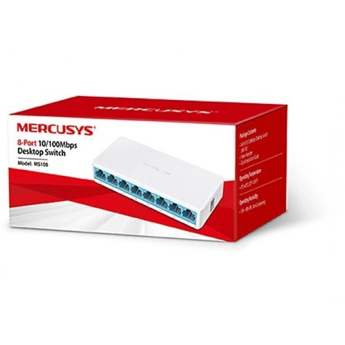 MERCUSYS MS108 8-Port 10/100Mbps Switch