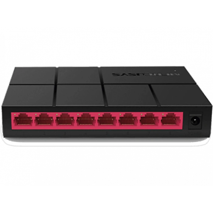 MERCUSYS MS108G 8-Port 10/100/1000 Mbps Masaüstü Switch Siyah