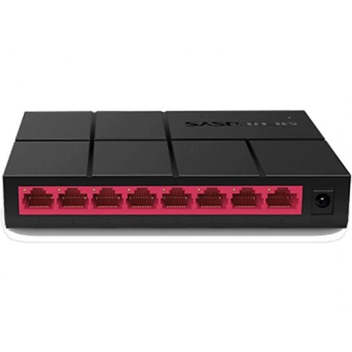 MERCUSYS MS108G 8-Port 10/100/1000 Mbps Masaüstü Switch Siyah
