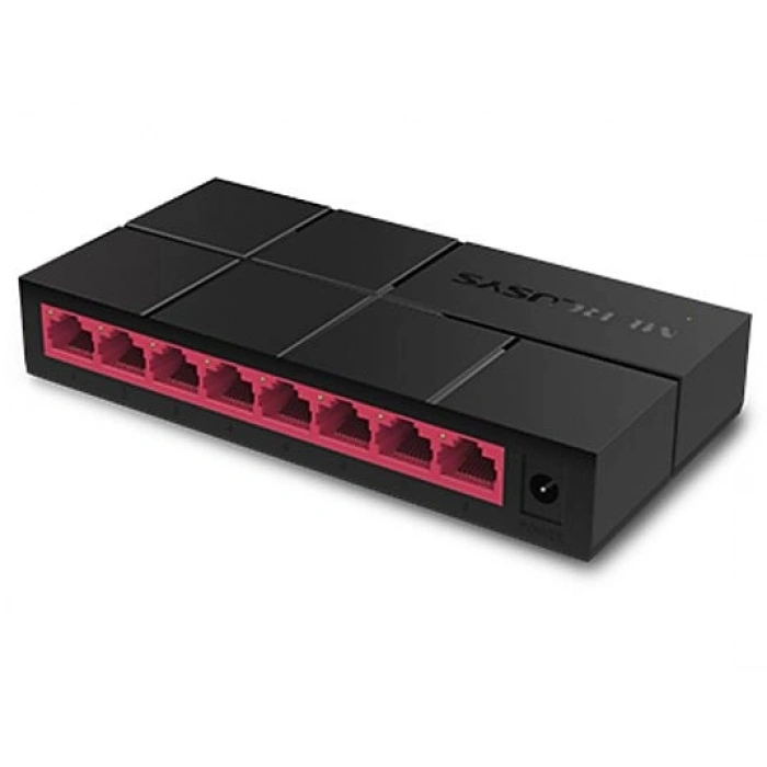 MERCUSYS MS108G 8-Port 10/100/1000 Mbps Masaüstü Switch Siyah