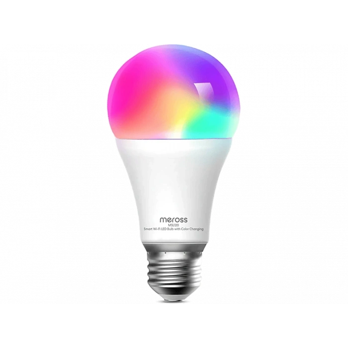 MEROSS Wi-Fi Uzaktan Kontrollü Akıllı Enerji Tasarruflu 810 Lümen RGB LED Ampul