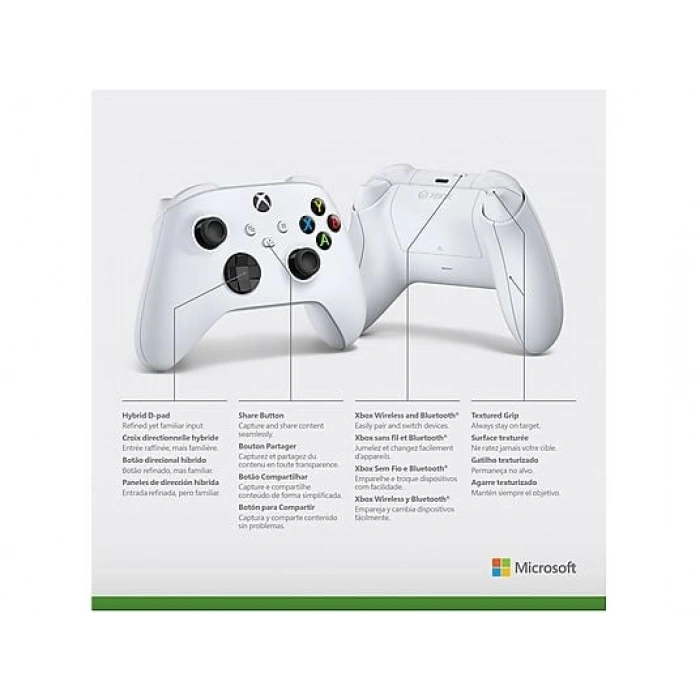 MICROSOFT Xbox Kablosuz Oyun Kumandası Robot White