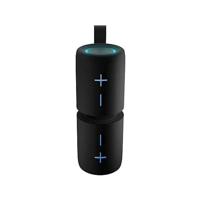 MIKADO MD-51BT Cyclone 20W 1800mAh + 1800mAh TF-AUX-TWS-IPX6 Mıknatıslı Bluetooth Hoparlör Siyah