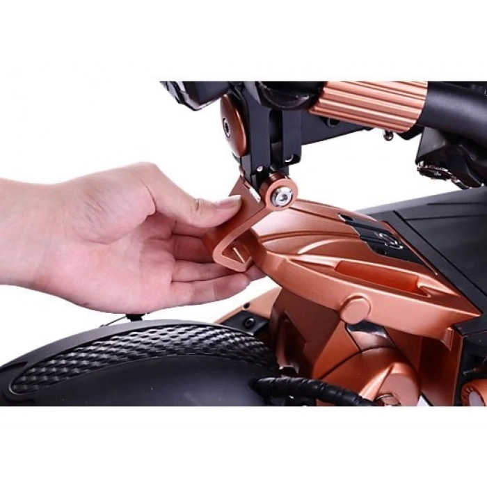 MUKUTA 8 Plus 1200 W 70 Km Menzil Elektrikli Scooter Siyah Bakır