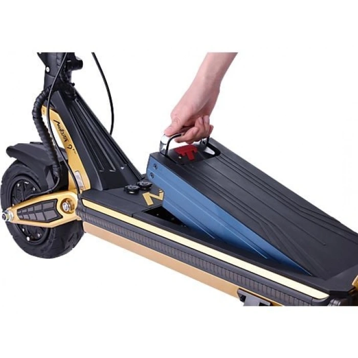 MUKUTA 9 Plus 1600 W 70 Km Menzil Elektrikli Scooter Siyah Sarı