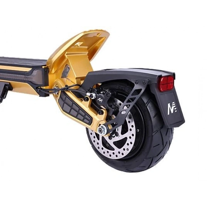 MUKUTA 9 Plus 1600 W 70 Km Menzil Elektrikli Scooter Siyah Sarı