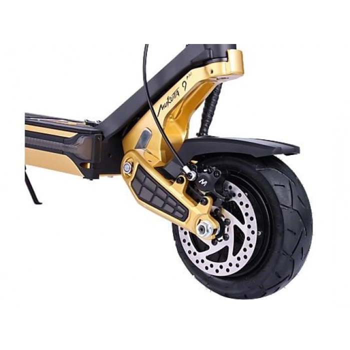 MUKUTA 9 Plus 1600 W 70 Km Menzil Elektrikli Scooter Siyah Sarı