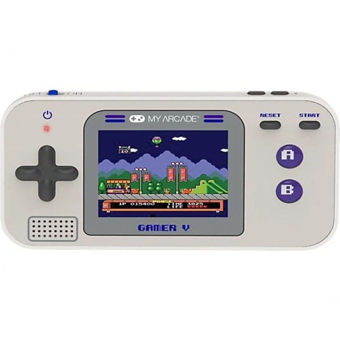 MYARCADE Gamer V Retro Konsol 220 Oyun Gri Mor