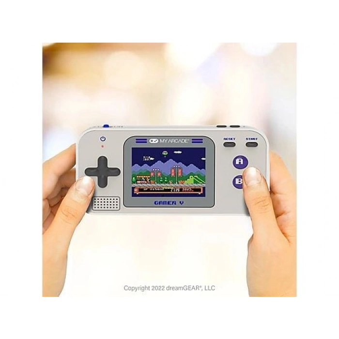 MYARCADE Gamer V Retro Konsol 220 Oyun Gri Mor