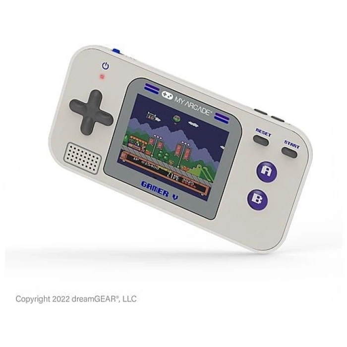 MYARCADE Gamer V Retro Konsol 220 Oyun Gri Mor