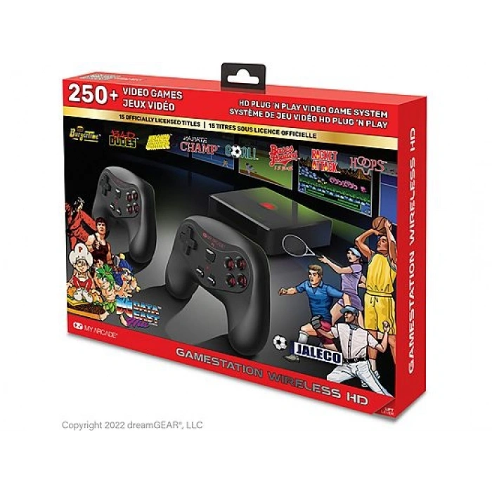 MYARCADE Gamestation Dataeast Jaleco Retro Konsol Siyah