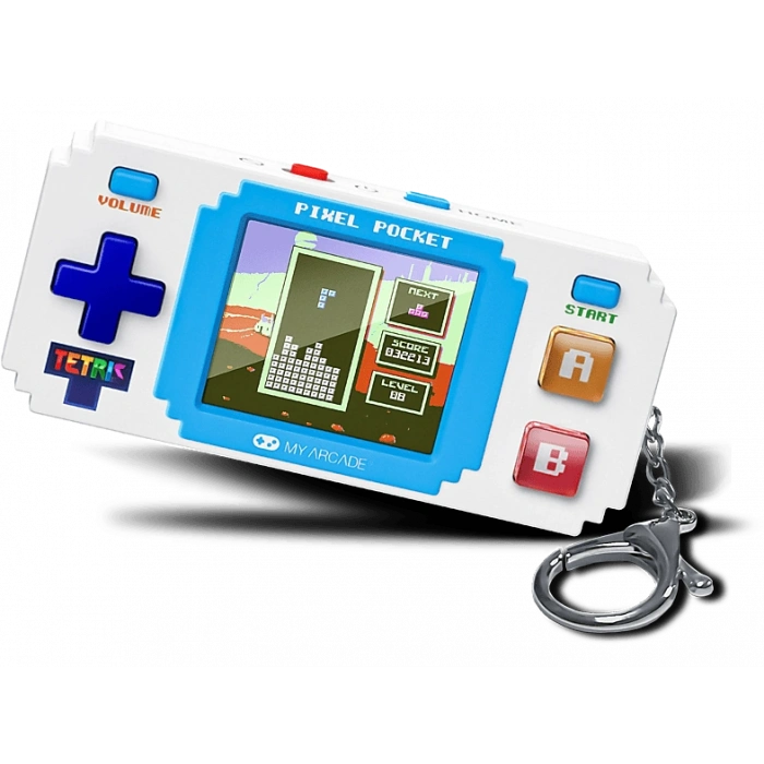 MYARCADE Pixel Pocket Tetris Retro Konsol 11 Oyun