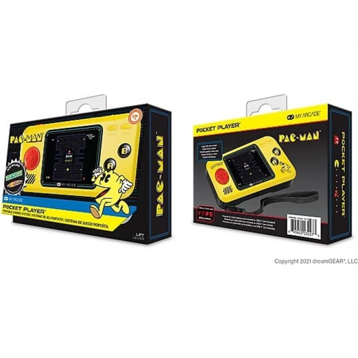 MYARCADE Pocket Player Pac-Man Portable 3 Oyun