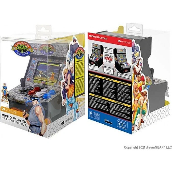 MYARCADE Street Fighter II  Champ Retro Konsol Gri
