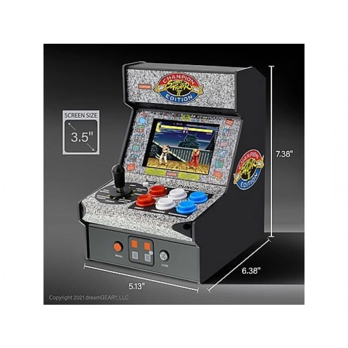 MYARCADE Street Fighter II  Champ Retro Konsol Gri