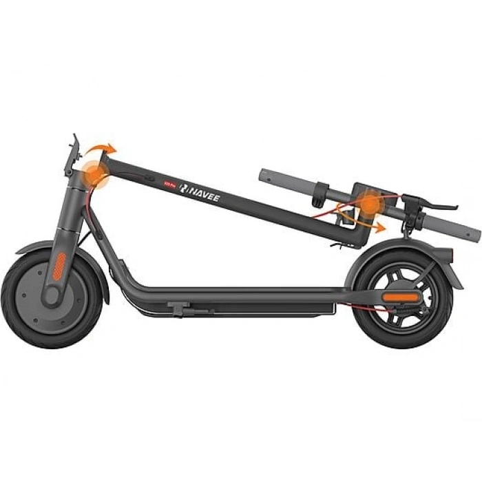 NAVEE V25i Pro 600 W 25 Km Menzil Elektrikli Scooter Siyah