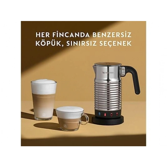 NESPRESSO Aeroccino 4 Süt Köpürtücü Gümüş