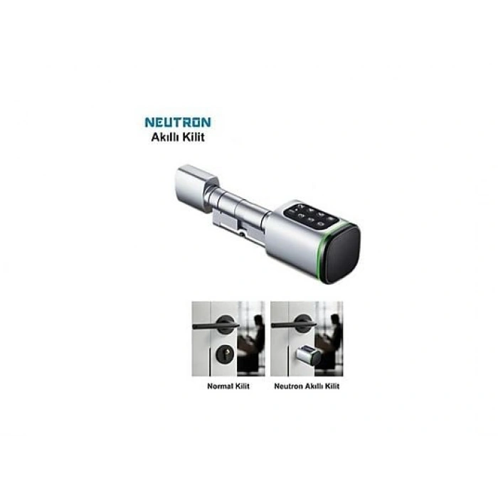 NEUTRON NTL-SC-02FKPW Parmak izi, Anahtarlı, Tuşlu, Kartlı ve Uzaktan Kontrollü Akıllı Kapı Kilidi