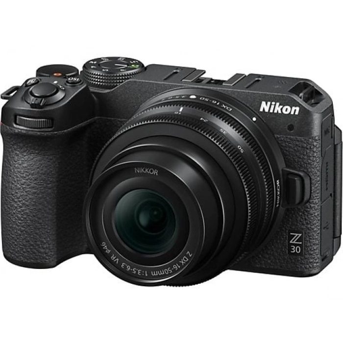 NIKON Z 30 Vlogger Kit Aynasız Fotoğraf Makinesi Siyah
