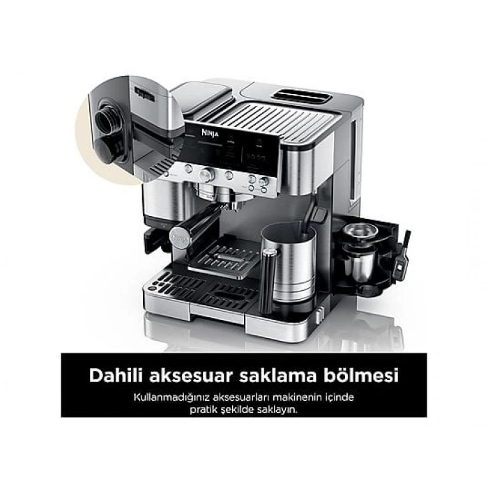 NINJA Luxe Café Premier Espresso Makinesi Gümüş