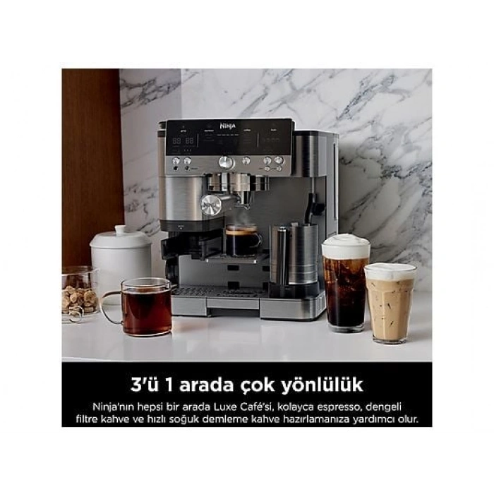 NINJA Luxe Café Premier Espresso Makinesi Gümüş