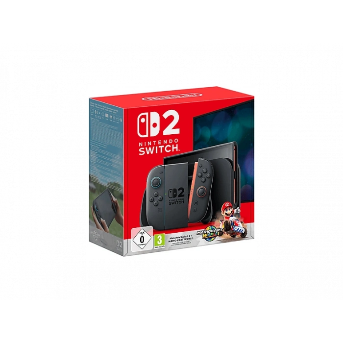 NINTENDO Nintendo Switch 2 Mario Kart Bundle (İthalatçı Garantili) Oyun Konsolu Kırmızı - Mavi