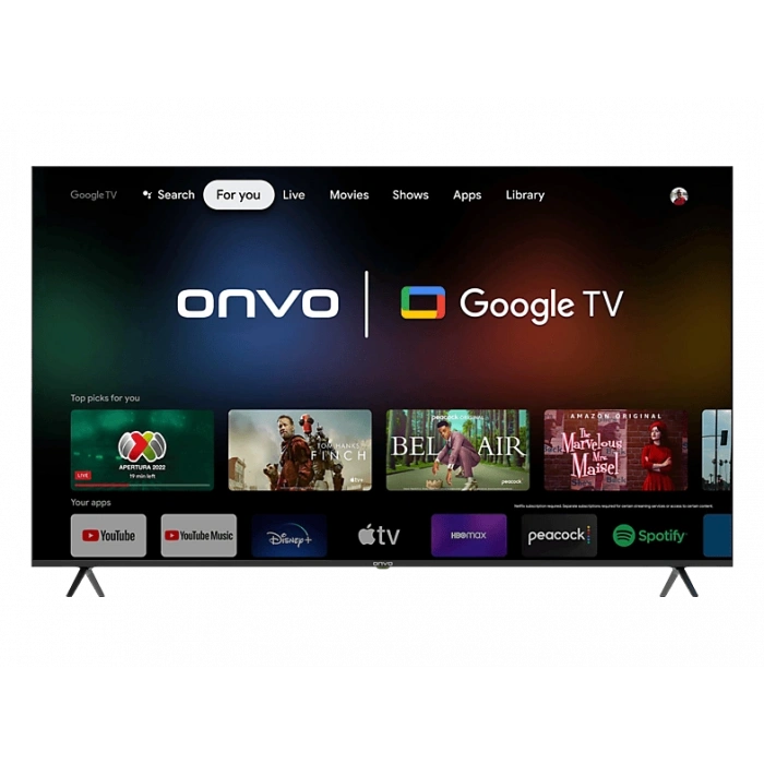 ONVO 75OVF9001UQ 75 inç 190 Ekran Uydu Alıcılı Smart 4K UHD  Frameless QLED Google TV