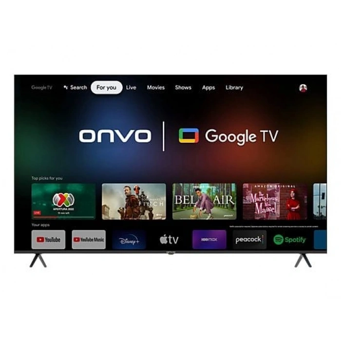 ONVO 75OVF9001UQ 75 inç 190 Ekran Uydu Alıcılı Smart 4K UHD  Frameless QLED Google TV